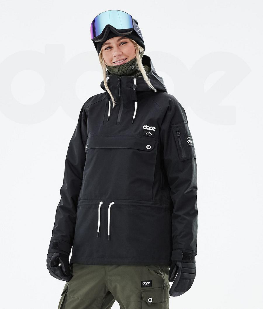 Black Women\'s Dope Annok W 2021 Ski Jackets | AUQZ3600