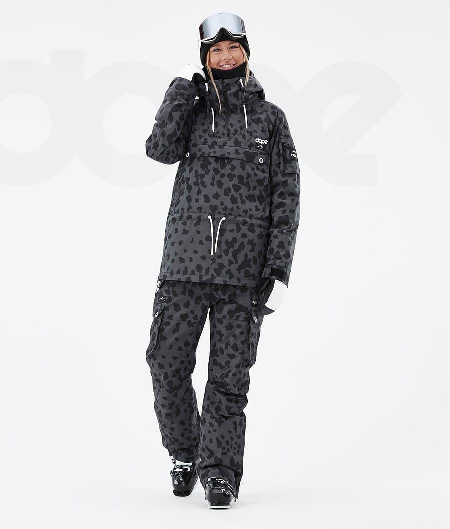 Black Women's Dope Annok W Dots Ski Jackets | AUXF3606