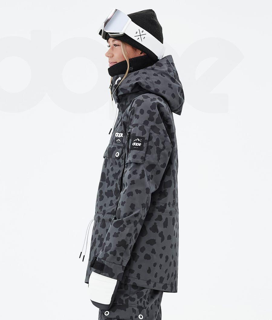 Black Women's Dope Annok W Dots Ski Jackets | AUXF3606