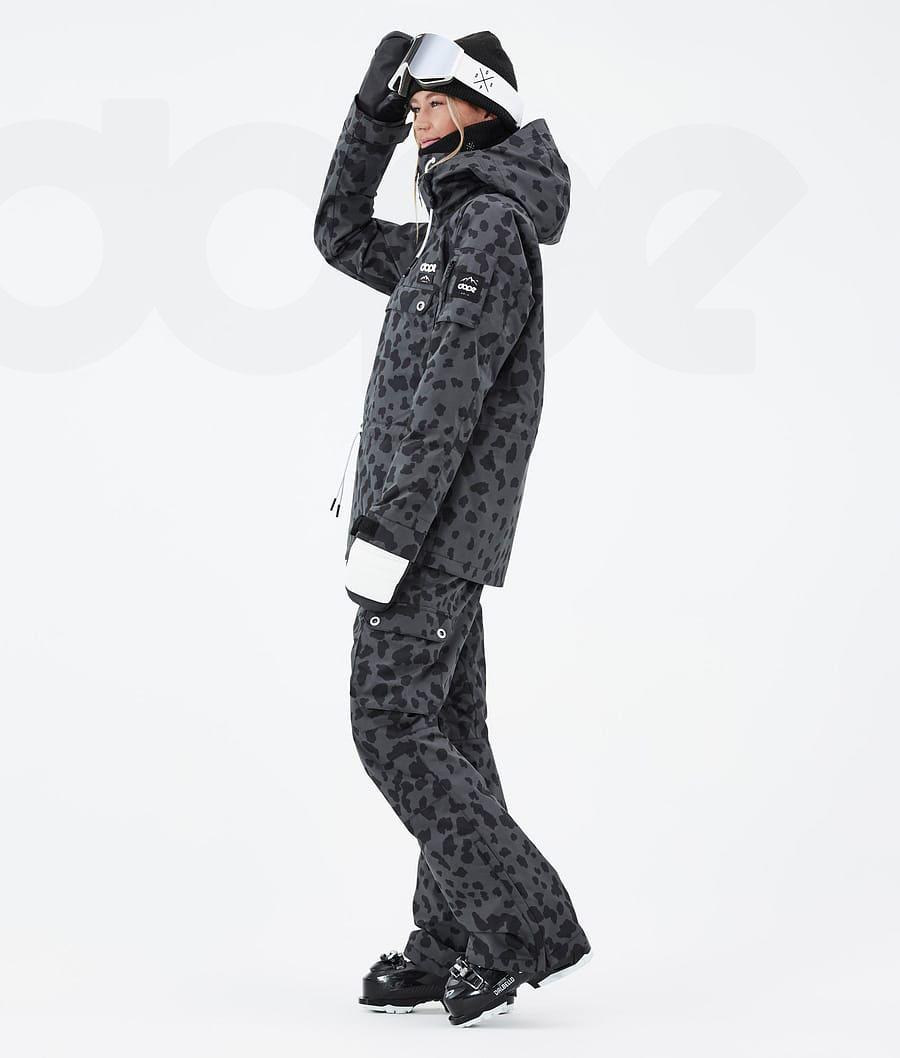 Black Women's Dope Annok W Dots Ski Jackets | AUXF3606