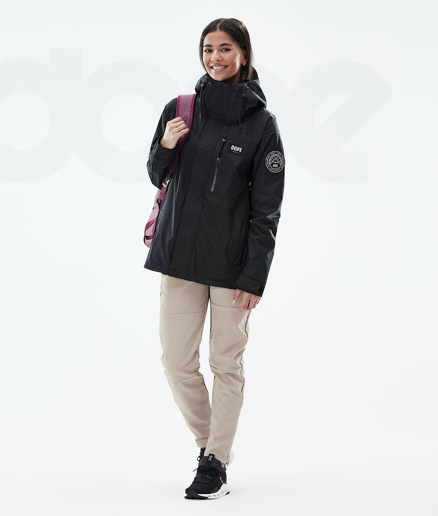 Black Women's Dope Blizzard Light W Full Zip Outdoor Jackets | AUOR3723