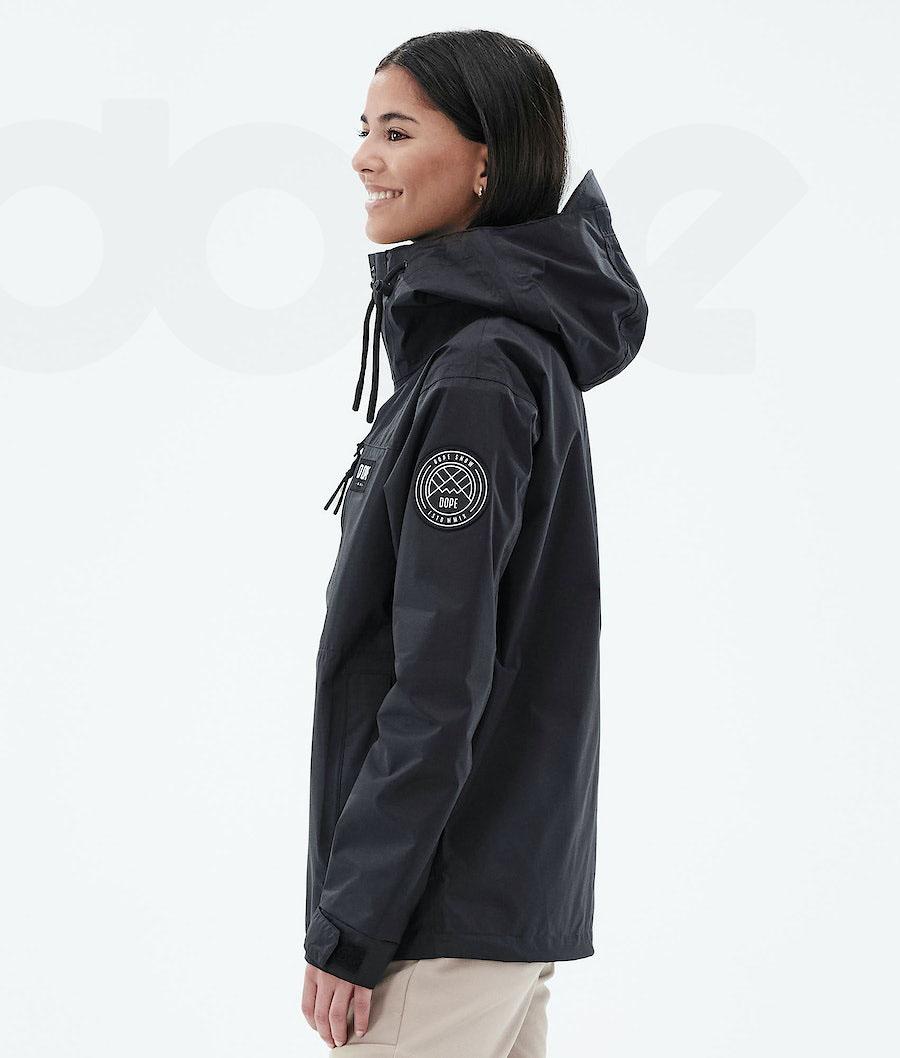 Black Women's Dope Blizzard Light W Full Zip Outdoor Jackets | AUOR3723