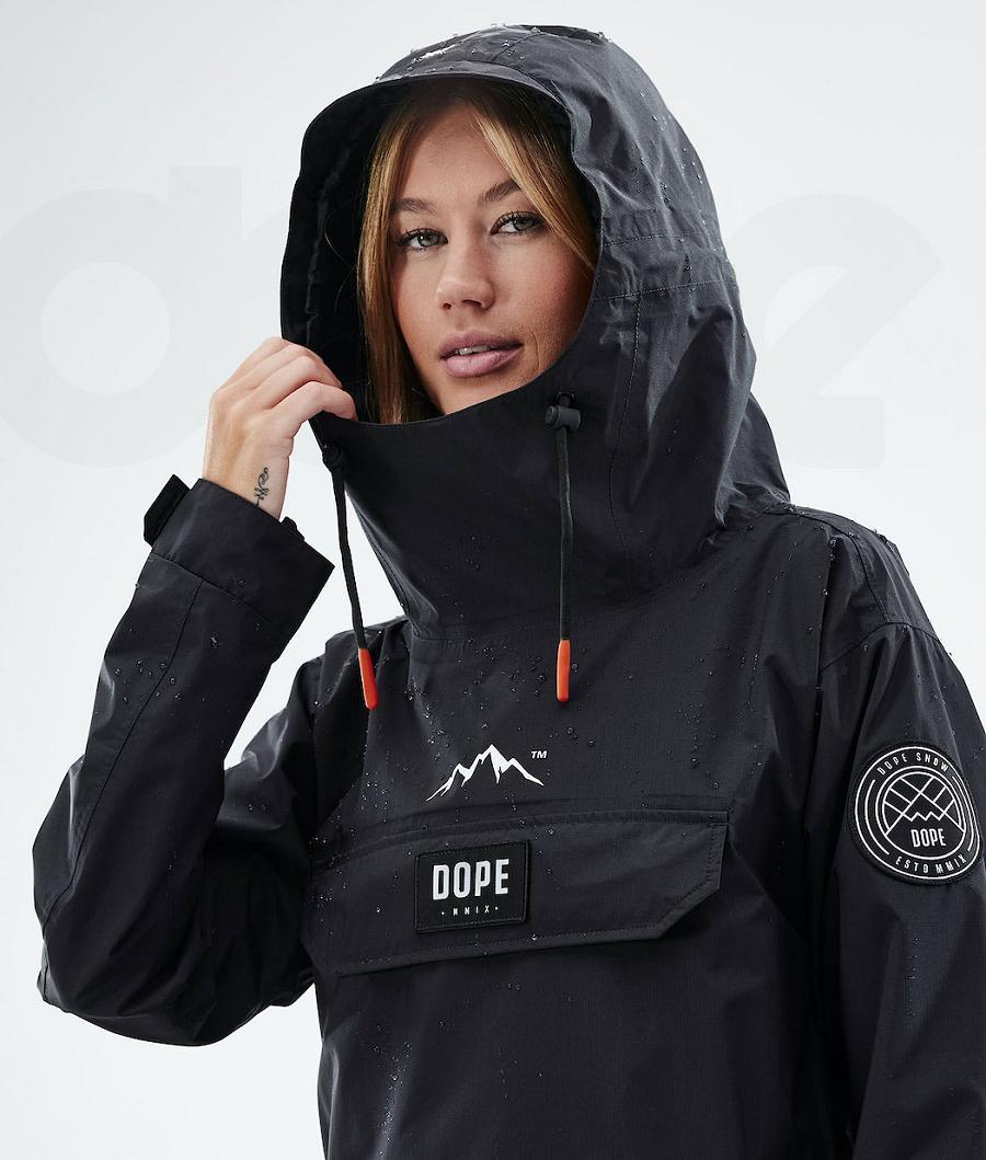 Black Women's Dope Blizzard Light W Outdoor Jackets | AUSO3720