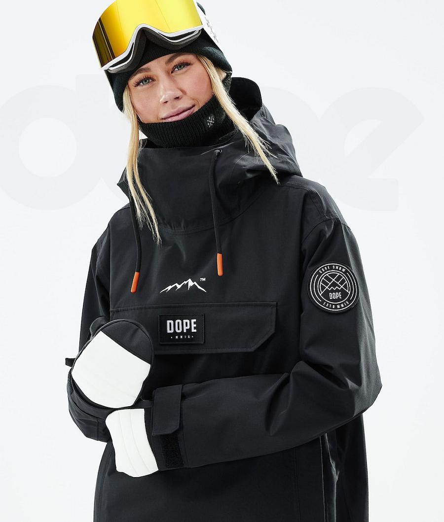 Black Women's Dope Blizzard W 2021 Ski Jackets | AUEX3625