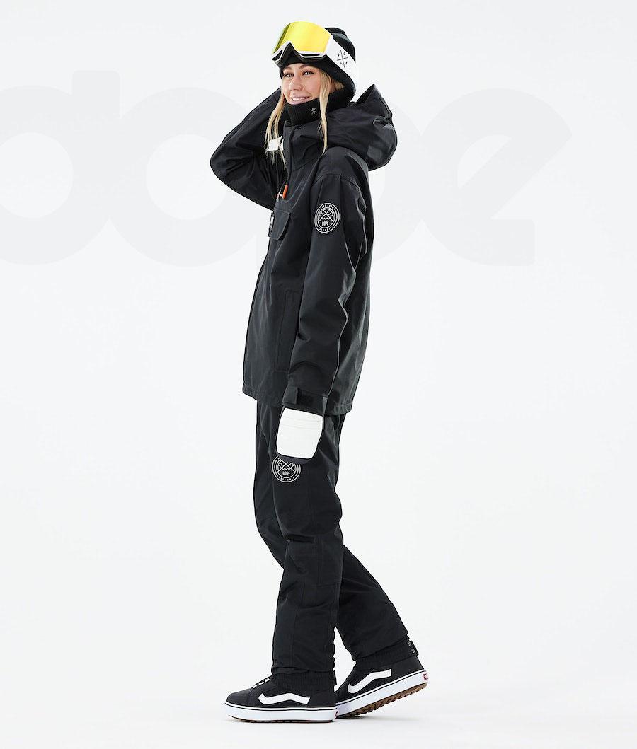 Black Women's Dope Blizzard W 2021 Snowboard Jackets | AUGL3457