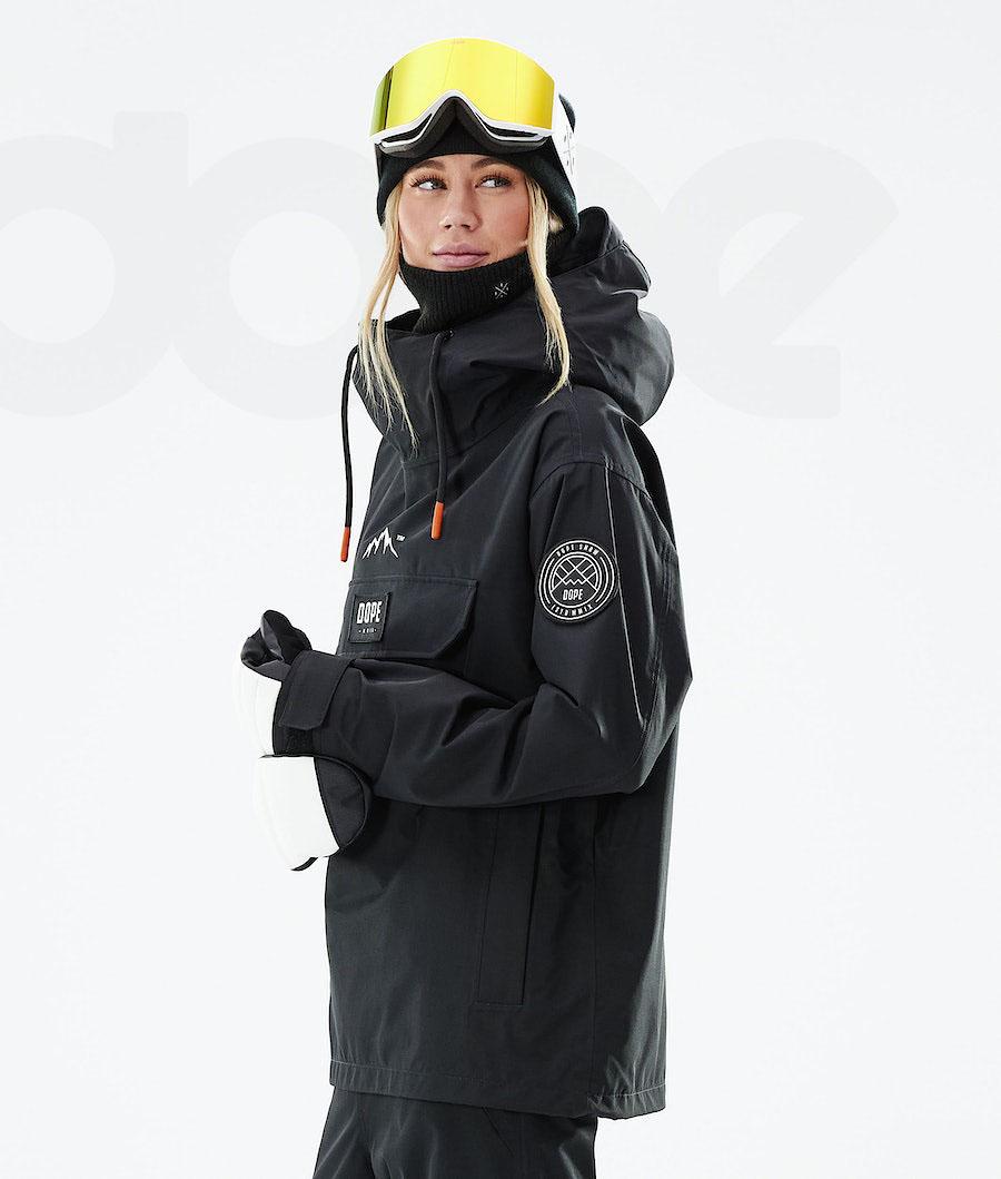 Black Women's Dope Blizzard W 2021 Snowboard Jackets | AUGL3457