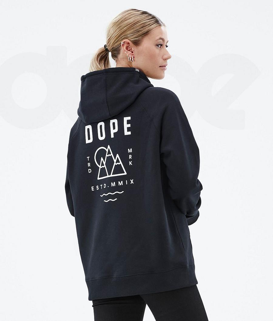 Black Women\'s Dope Common W Summit Hoodie | AUHK3838