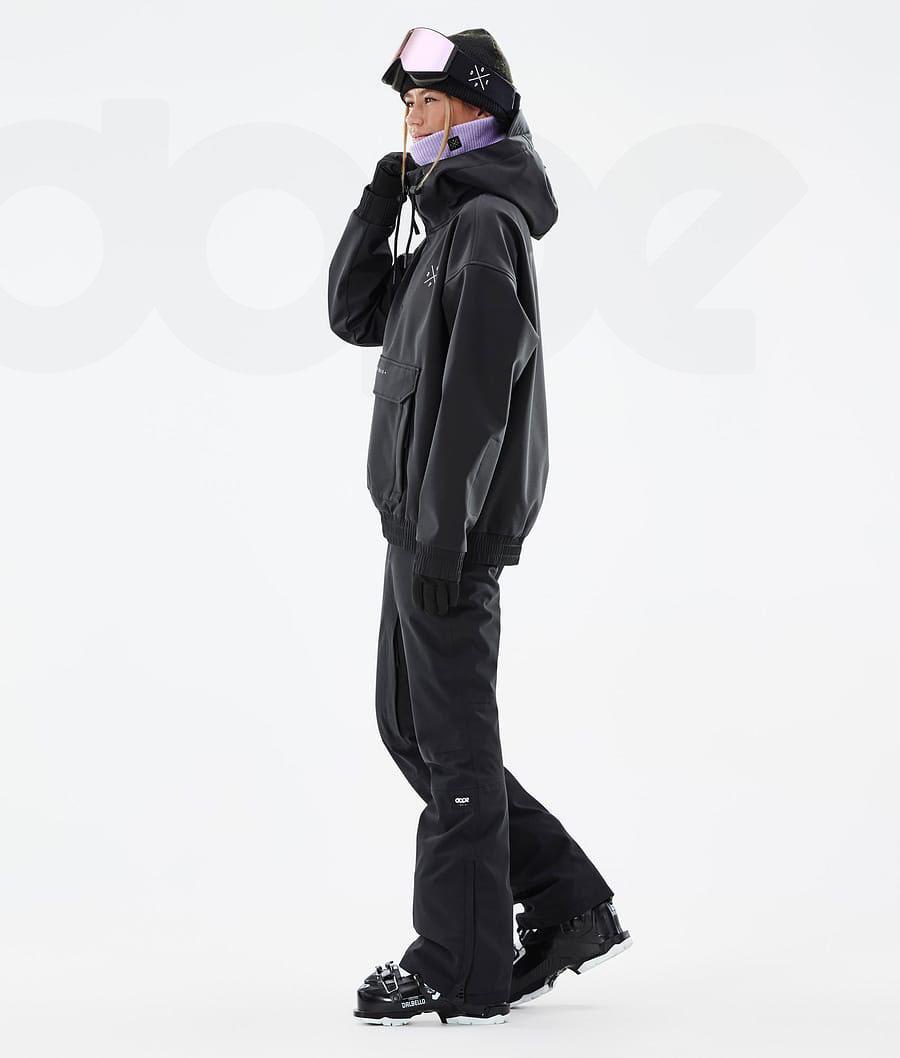 Black Women's Dope Cyclone W Ski Jackets | AUEX3650