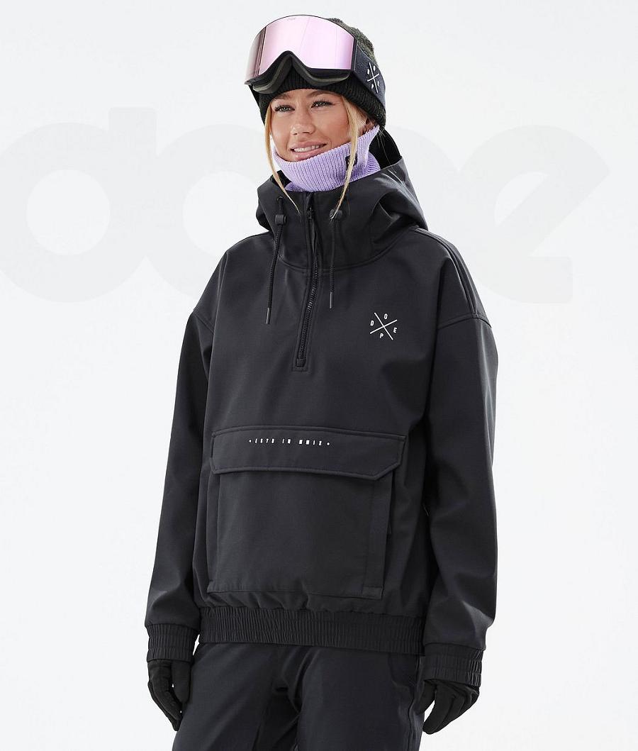 Black Women\'s Dope Cyclone W Ski Jackets | AUEX3650