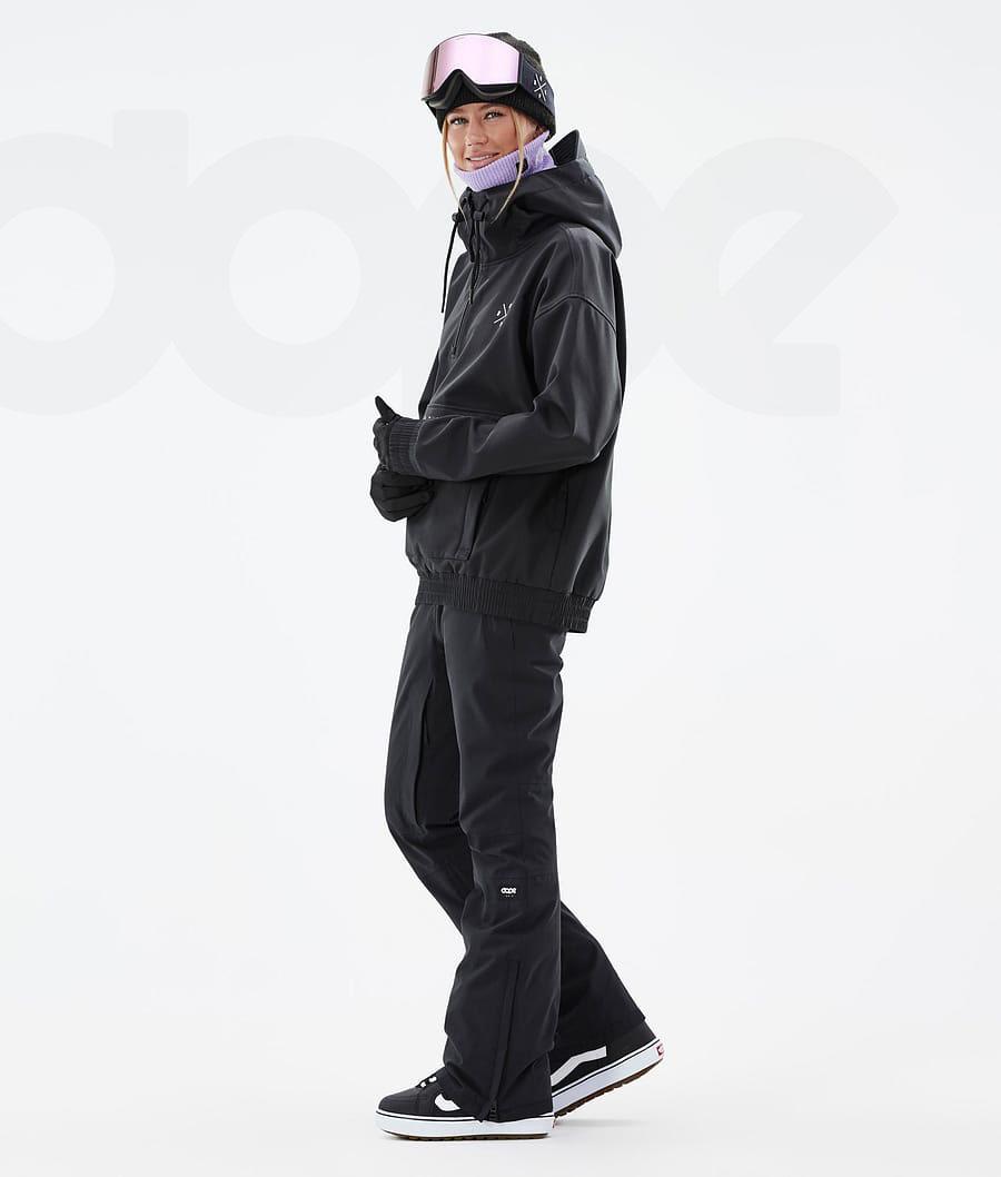 Black Women's Dope Cyclone W Snowboard Jackets | AUGL3482