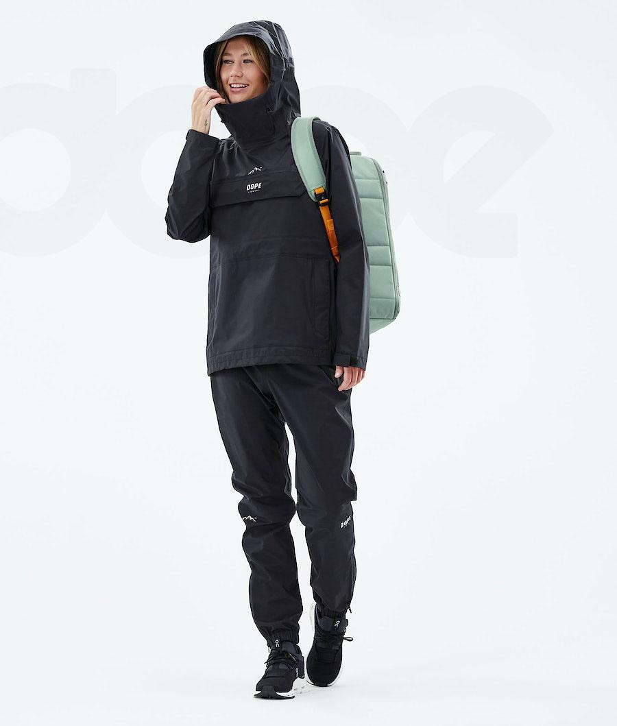 Black Women's Dope Downpour W Outdoor Jackets | AUUT3725