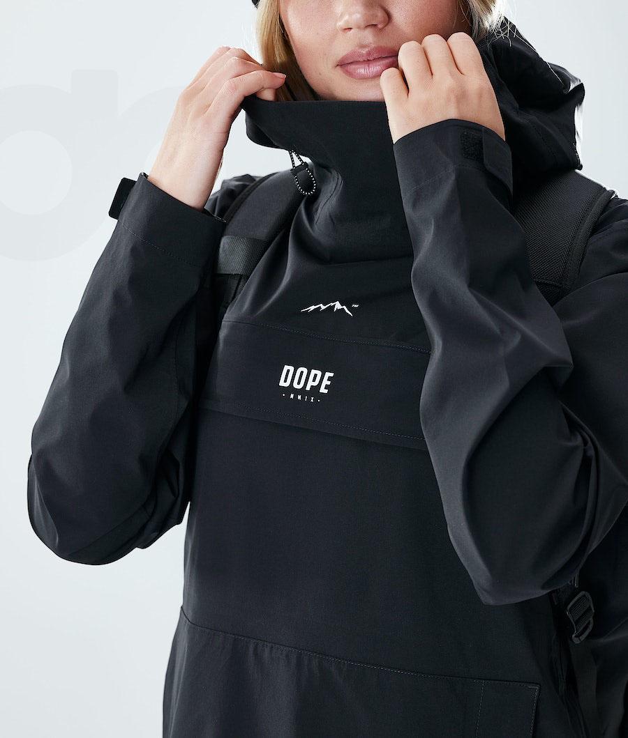 Black Women's Dope Drizzard W Outdoor Jackets | AUWY3730