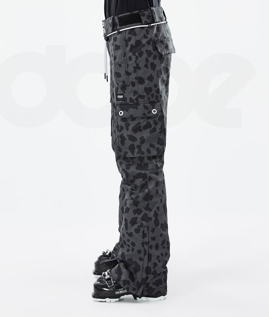 Black Women's Dope Iconic W Dots Ski Pants | AUHK3351