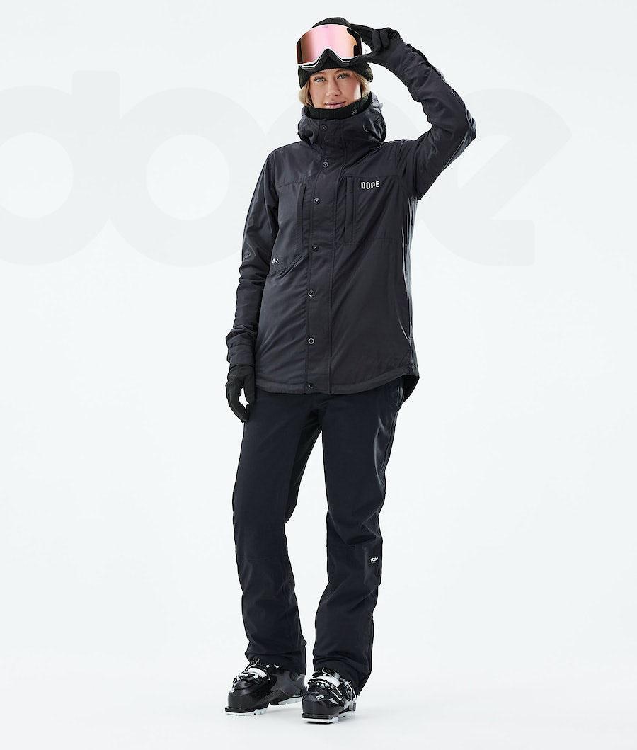 Black Women's Dope Insulated W Ski Jackets | AUXF3658