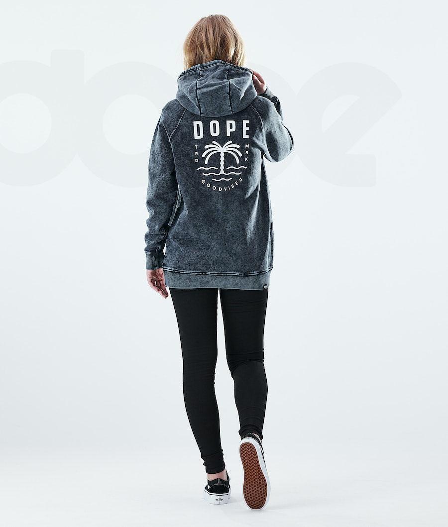 Black Women's Dope Regular Palm Hoodie | AUPQ3851