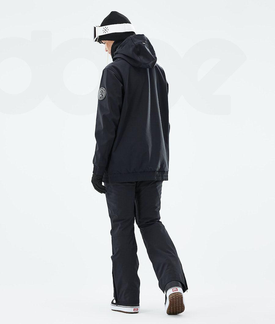 Black Women's Dope Wylie W Capital Snowboard Jackets | AUAP3513