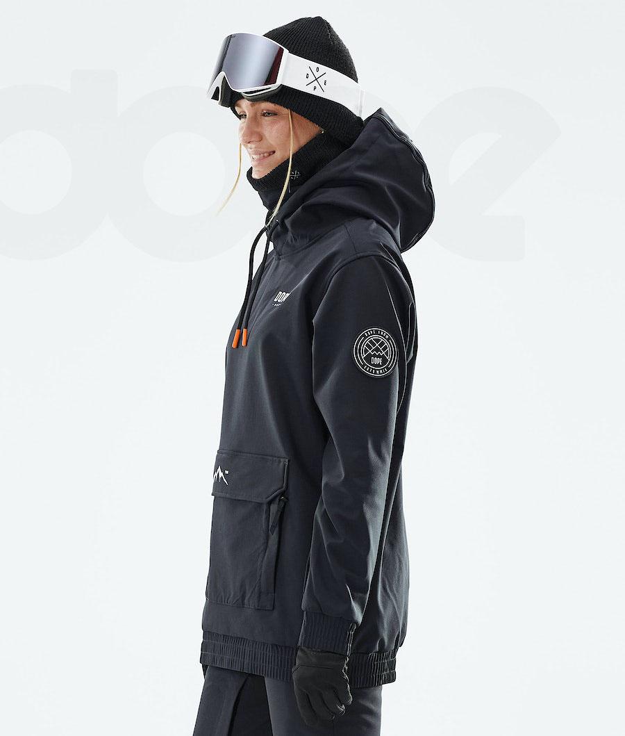 Black Women's Dope Wylie W Capital Snowboard Jackets | AUAP3513