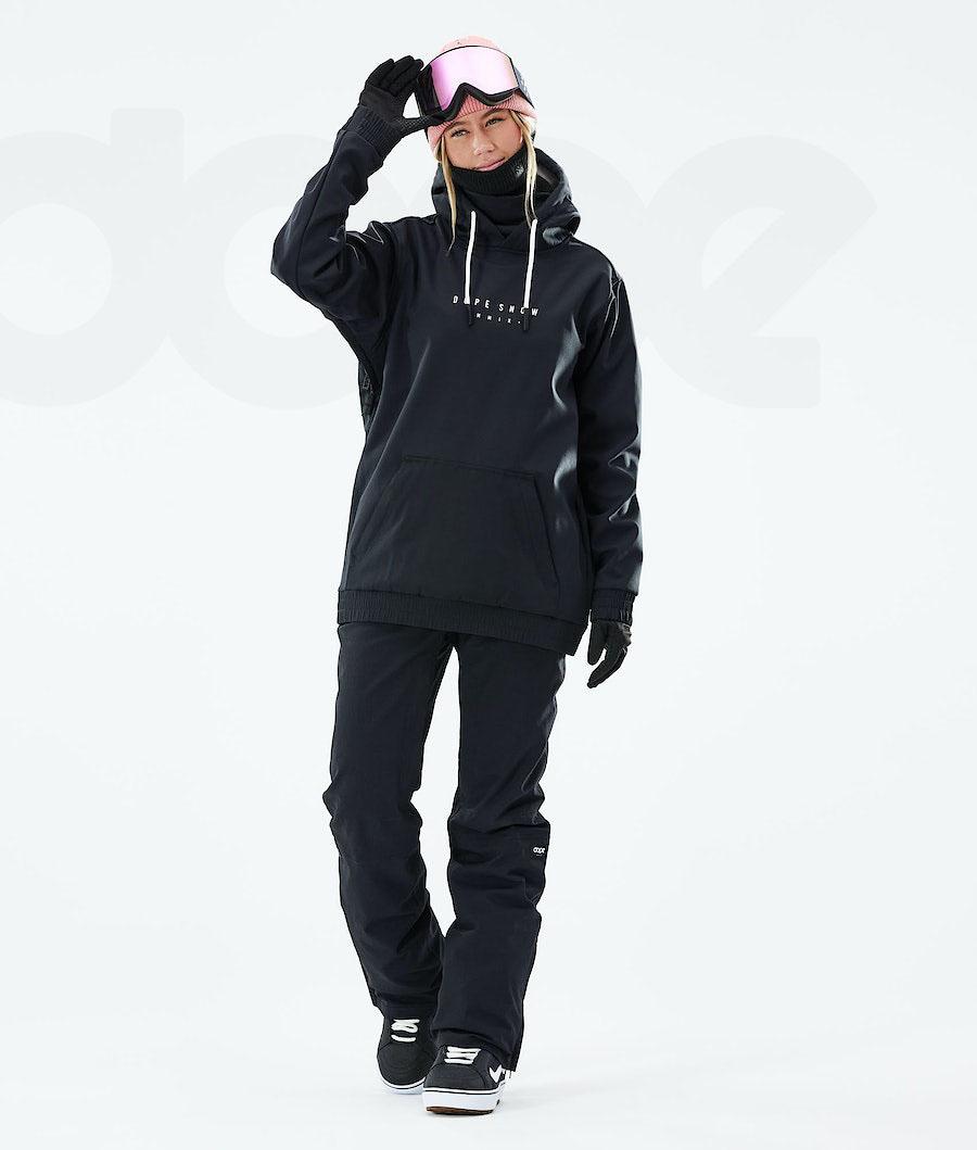 Black Women's Dope Yeti W 2021 Range Snowboard Jackets | AUSO3530