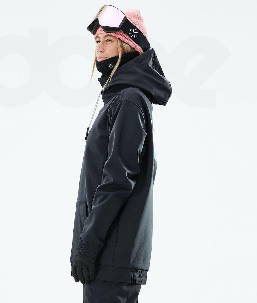 Black Women's Dope Yeti W 2021 Range Snowboard Jackets | AUSO3530