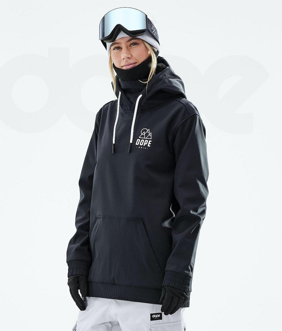 Black Women's Dope Yeti W 2021 Rise Snowboard Jackets | AUPQ3532