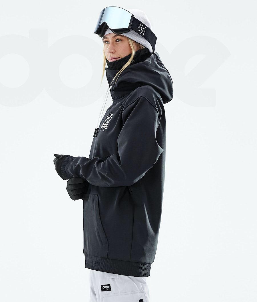 Black Women's Dope Yeti W 2021 Rise Snowboard Jackets | AUPQ3532