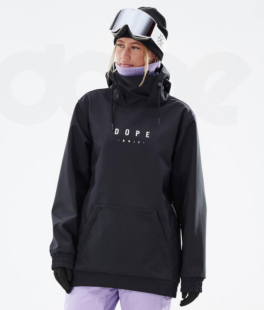 Black Women's Dope Yeti W Peak Ski Jackets | AUZG3711