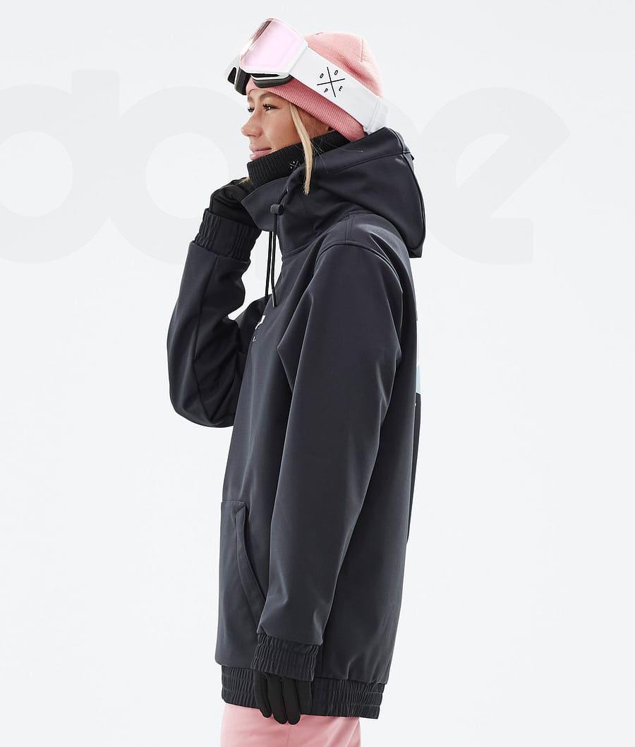 Black Women's Dope Yeti W Range Ski Jackets | AUHK3715