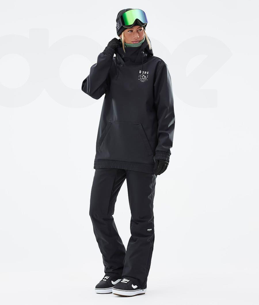 Black Women's Dope Yeti W Summit Snowboard Jackets | AUMA3549