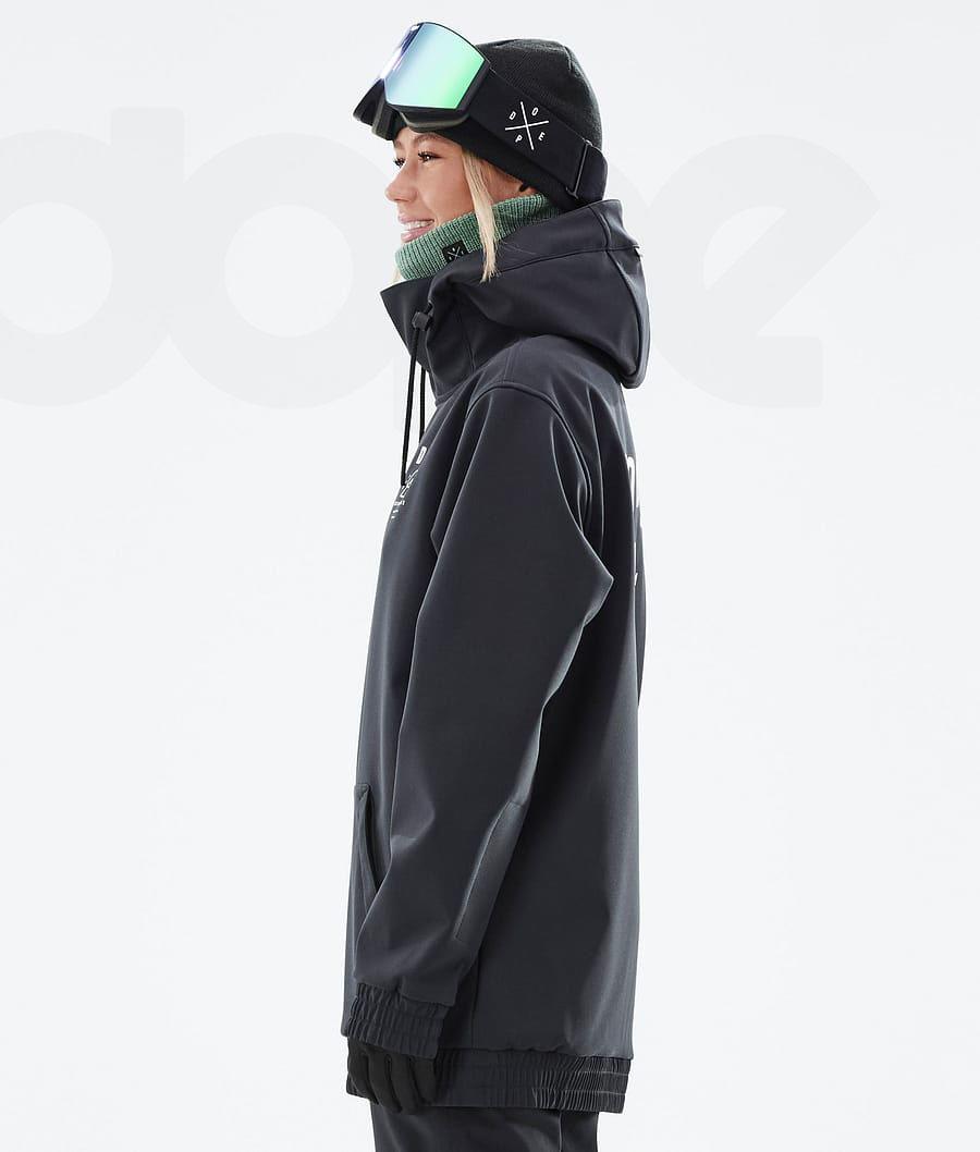 Black Women's Dope Yeti W Summit Snowboard Jackets | AUMA3549