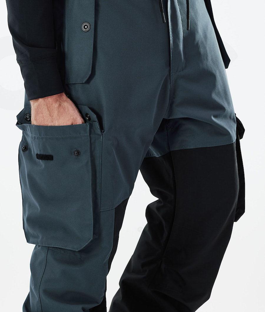 Blue / Black Men's Dope Adept 2021 Ski Pants | AUDN2599