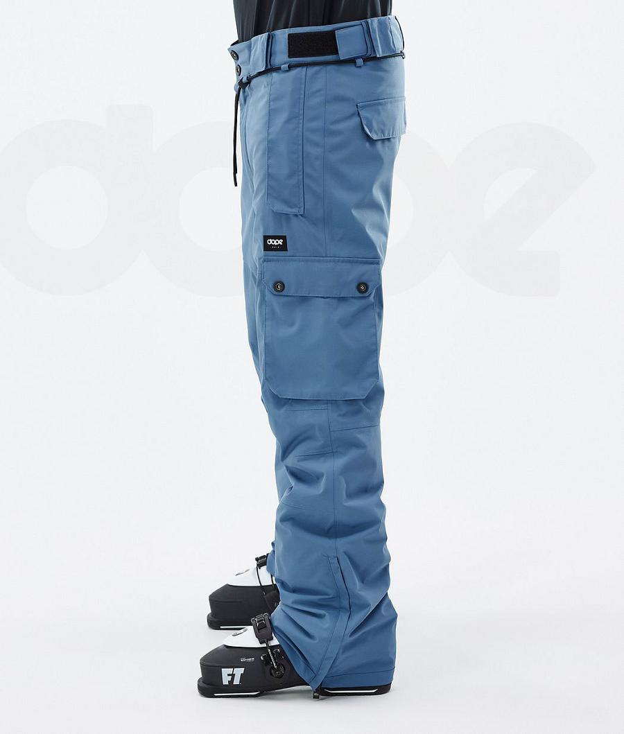 Blue / Grey Men's Dope Iconic Ski Pants | AUWY2637