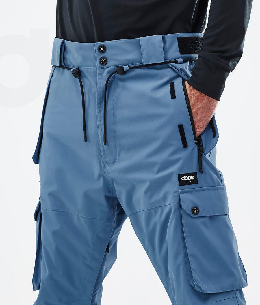 Blue / Grey Men's Dope Iconic Ski Pants | AUWY2637