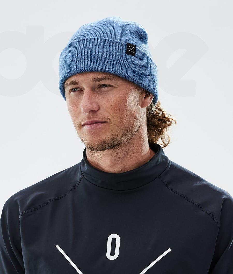 Blue / Grey Men's Dope Solitude Beanie | AUAP3214