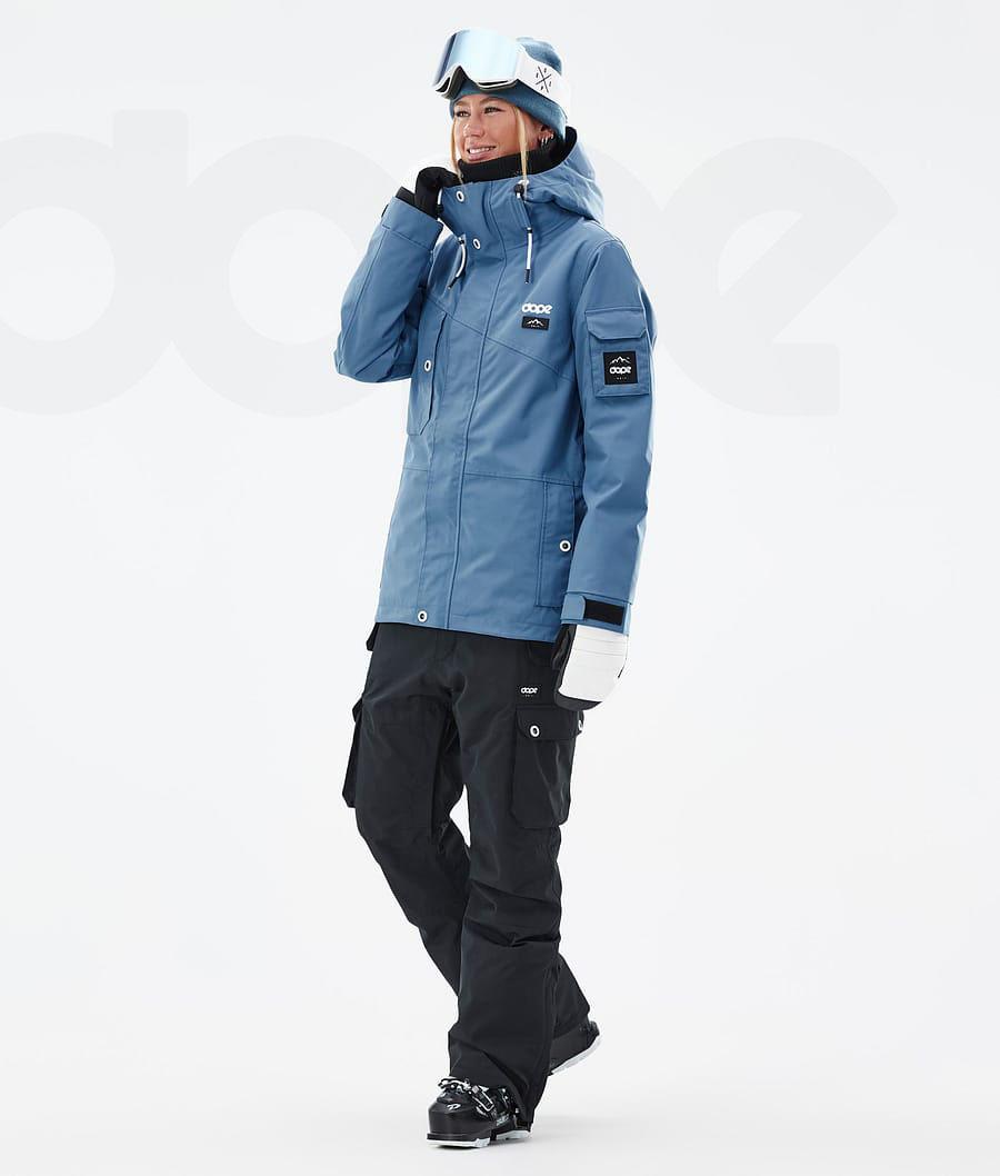 Blue / Grey Women's Dope Adept W Ski Jackets | AUFM3562