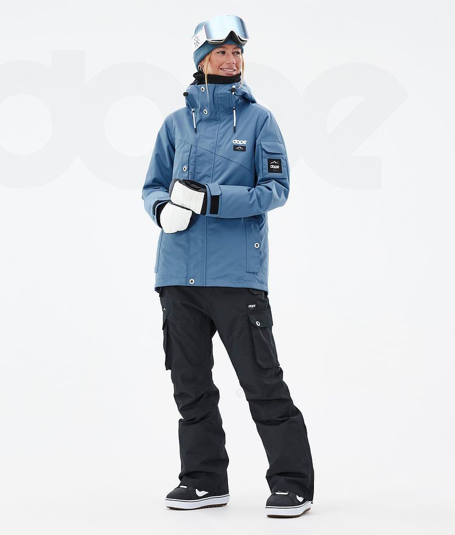 Blue / Grey Women's Dope Adept W Snowboard Jackets | AUAP3382