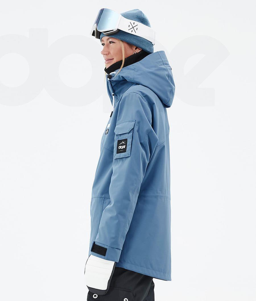 Blue / Grey Women's Dope Adept W Snowboard Jackets | AUAP3382