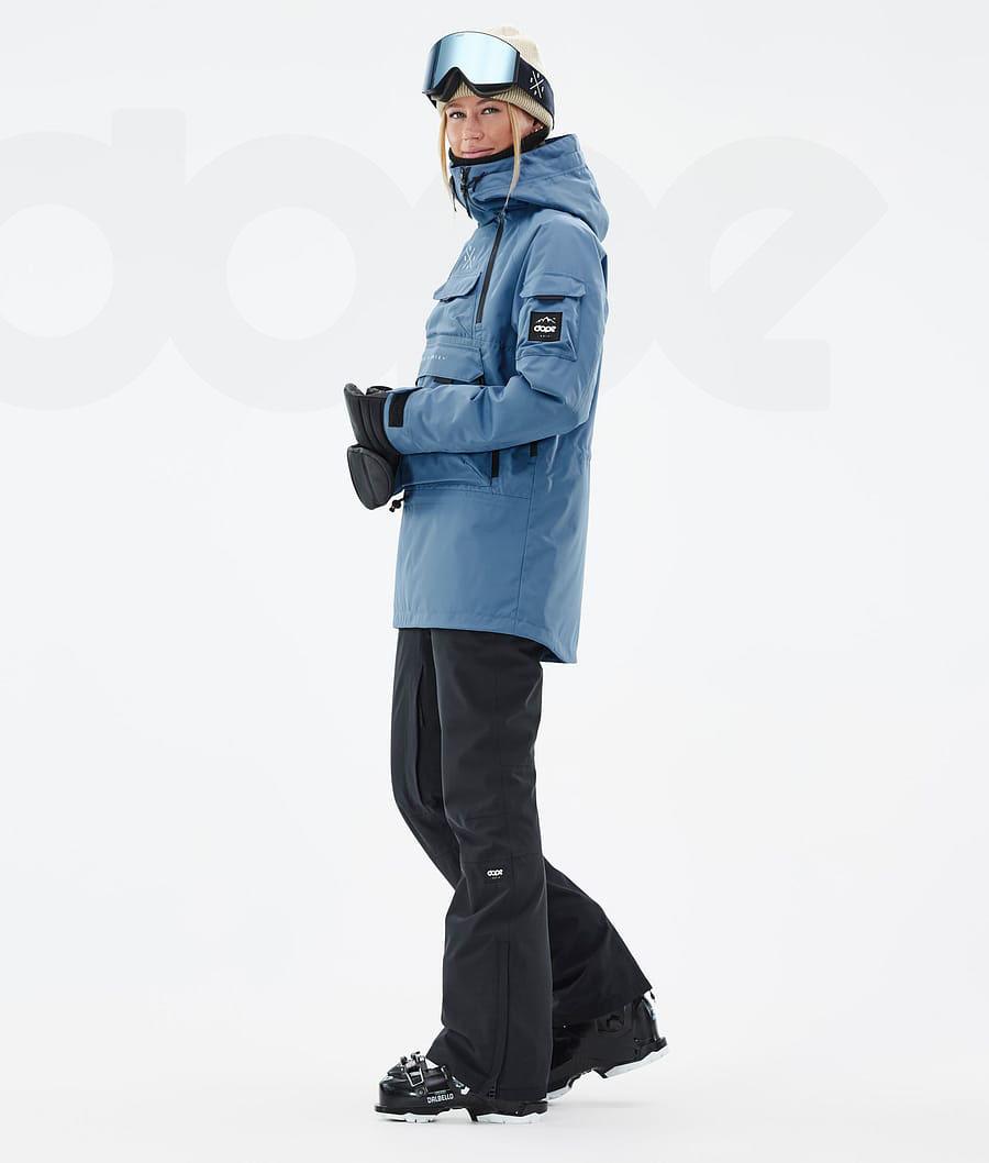 Blue / Grey Women's Dope Akin W Ski Jackets | AUQZ3575