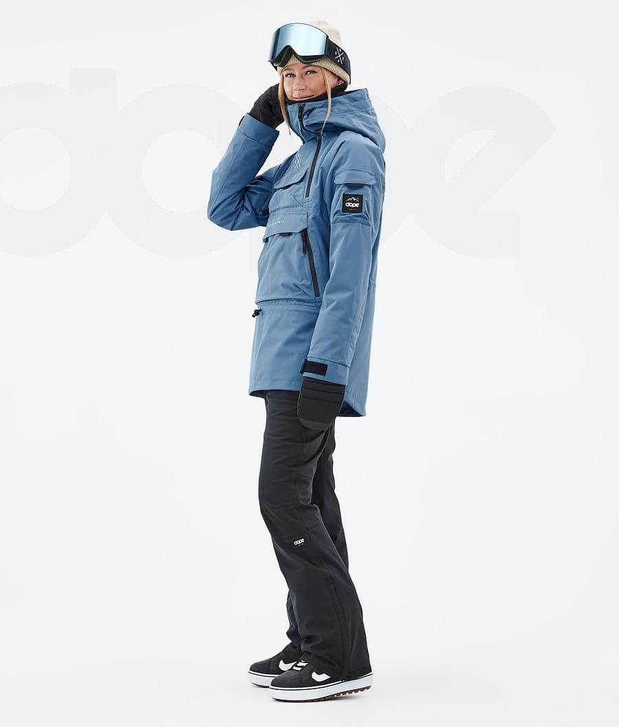 Blue / Grey Women's Dope Akin W Snowboard Jackets | AUHK3403