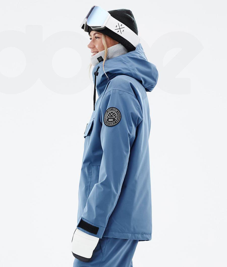 Blue / Grey Women's Dope Blizzard W Ski Jackets | AUFM3614