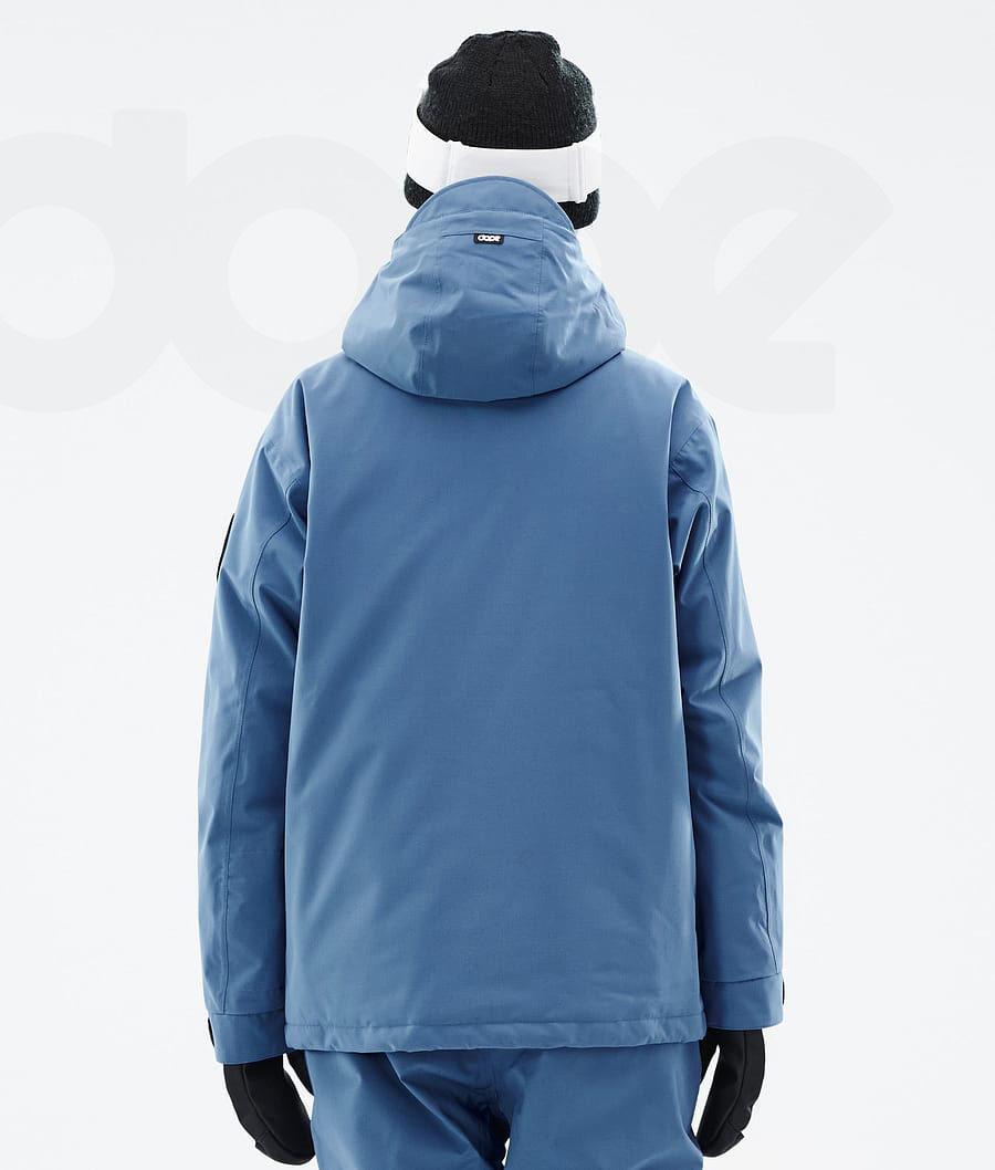 Blue / Grey Women's Dope Blizzard W Ski Jackets | AUFM3614