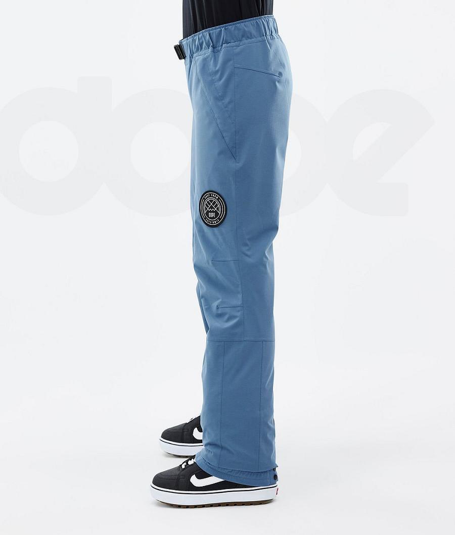 Blue / Grey Women's Dope Blizzard W Snowboard Pants | AUOR3242