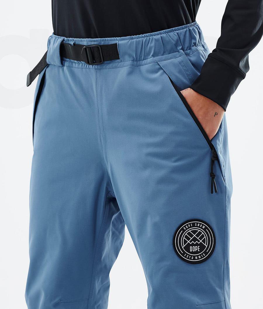 Blue / Grey Women's Dope Blizzard W Snowboard Pants | AUOR3242