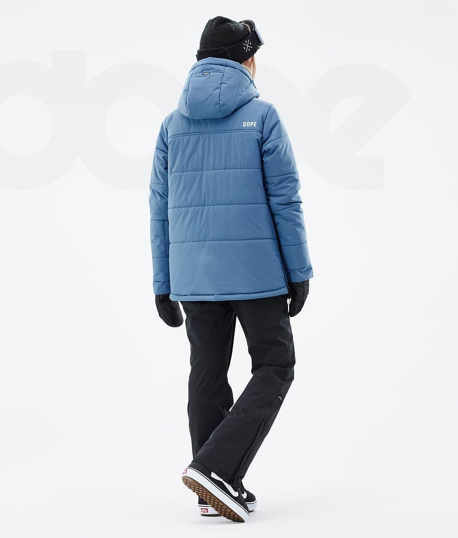 Blue / Grey Women's Dope Puffer W Snowboard Jackets | AUZG3503