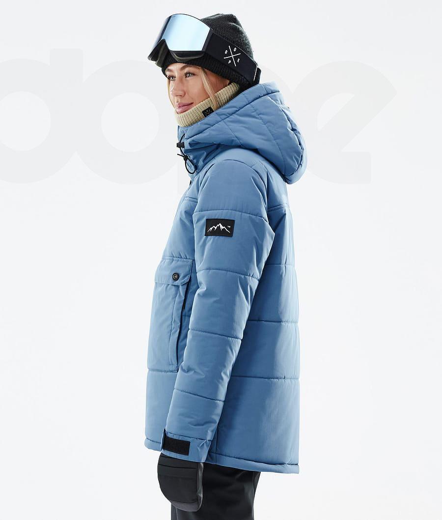 Blue / Grey Women's Dope Puffer W Snowboard Jackets | AUZG3503