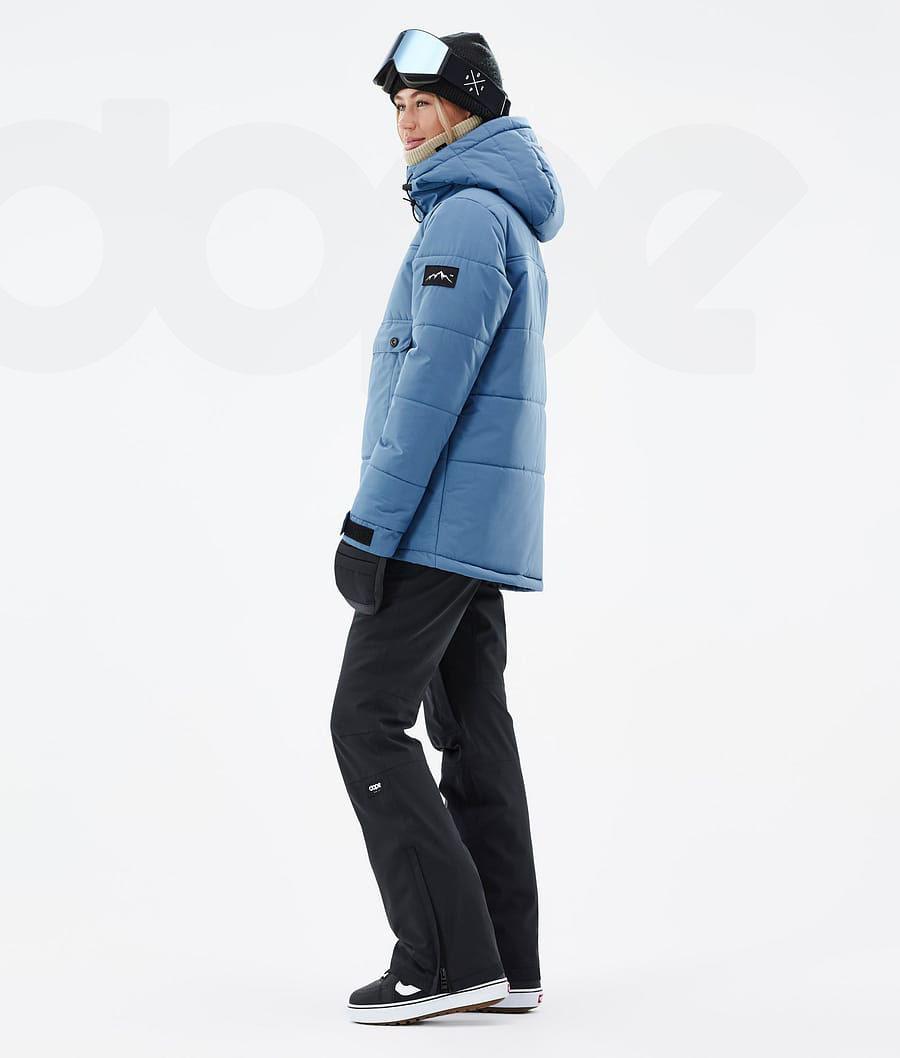 Blue / Grey Women's Dope Puffer W Snowboard Jackets | AUZG3503