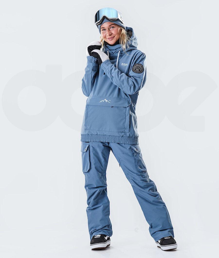 Blue / Grey Women's Dope Wylie W 10k Capital Snowboard Jackets | AUHK3508