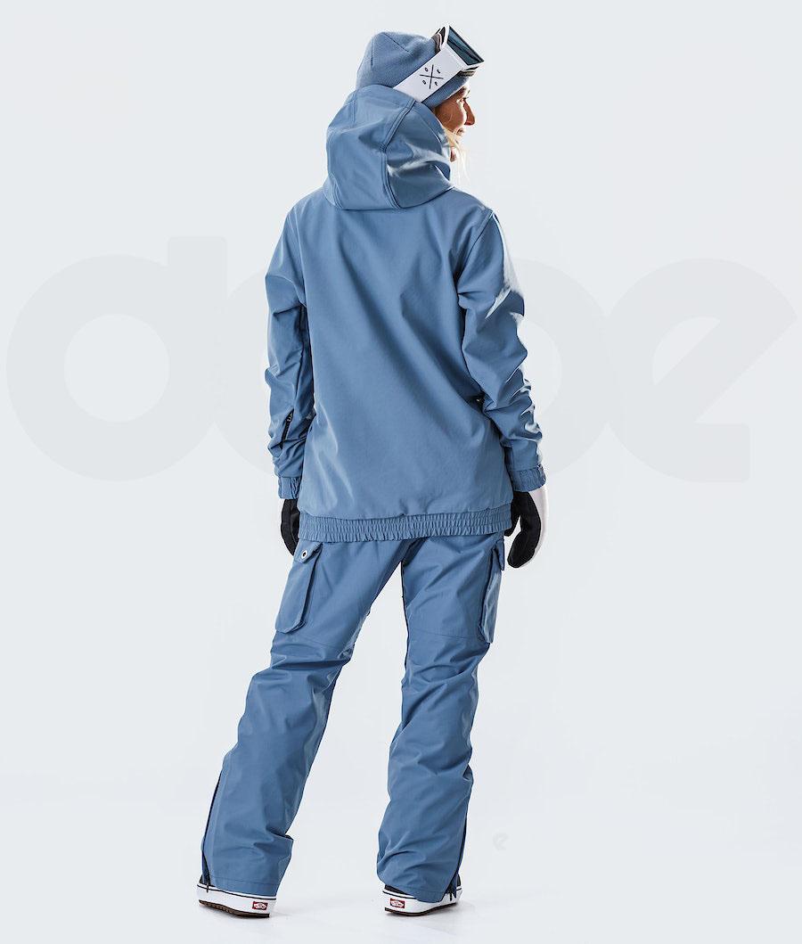 Blue / Grey Women's Dope Wylie W 10k Capital Snowboard Jackets | AUHK3508