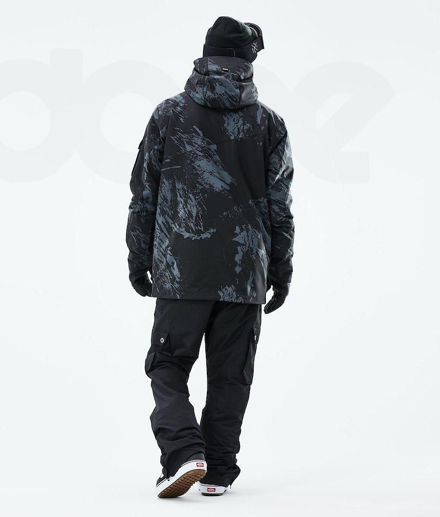 Blue Men's Dope Adept 2021 Paint Snowboard Jackets | AUNB2729