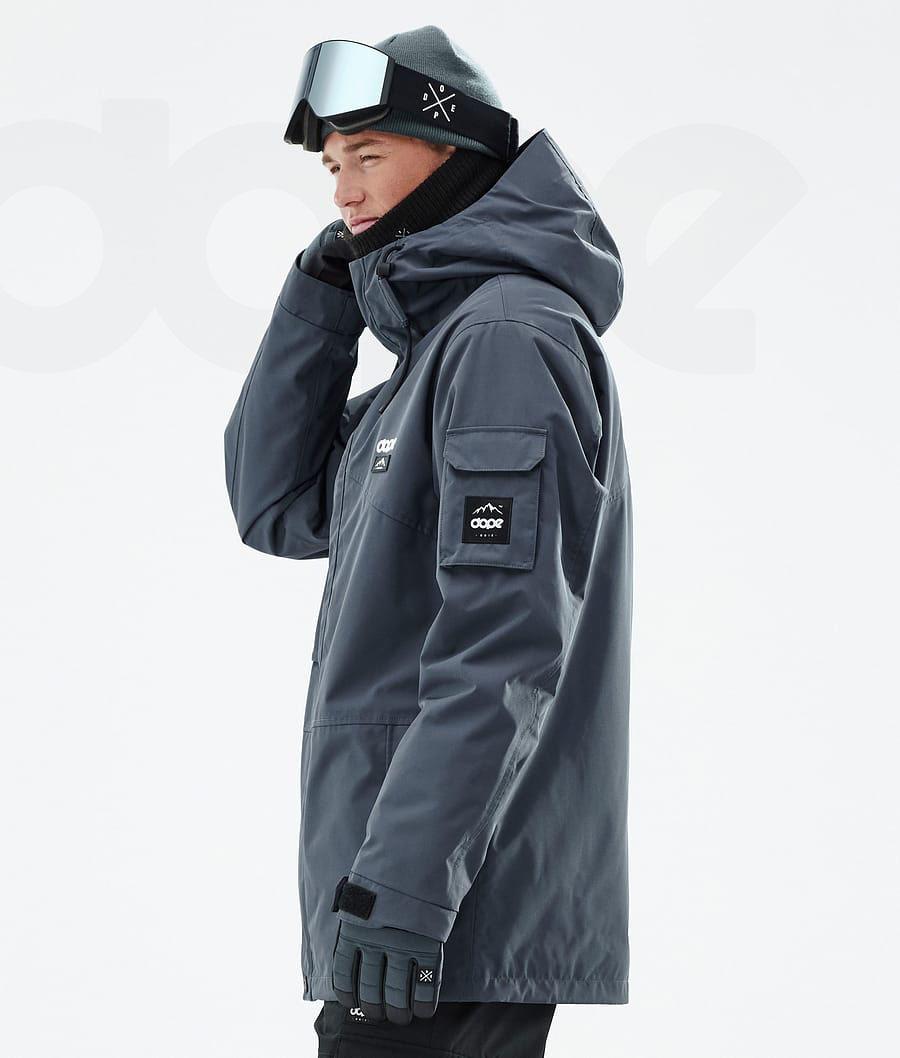 Blue Men's Dope Adept Snowboard Jackets | AUUT2721