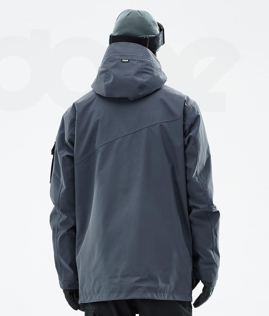 Blue Men's Dope Adept Snowboard Jackets | AUUT2721